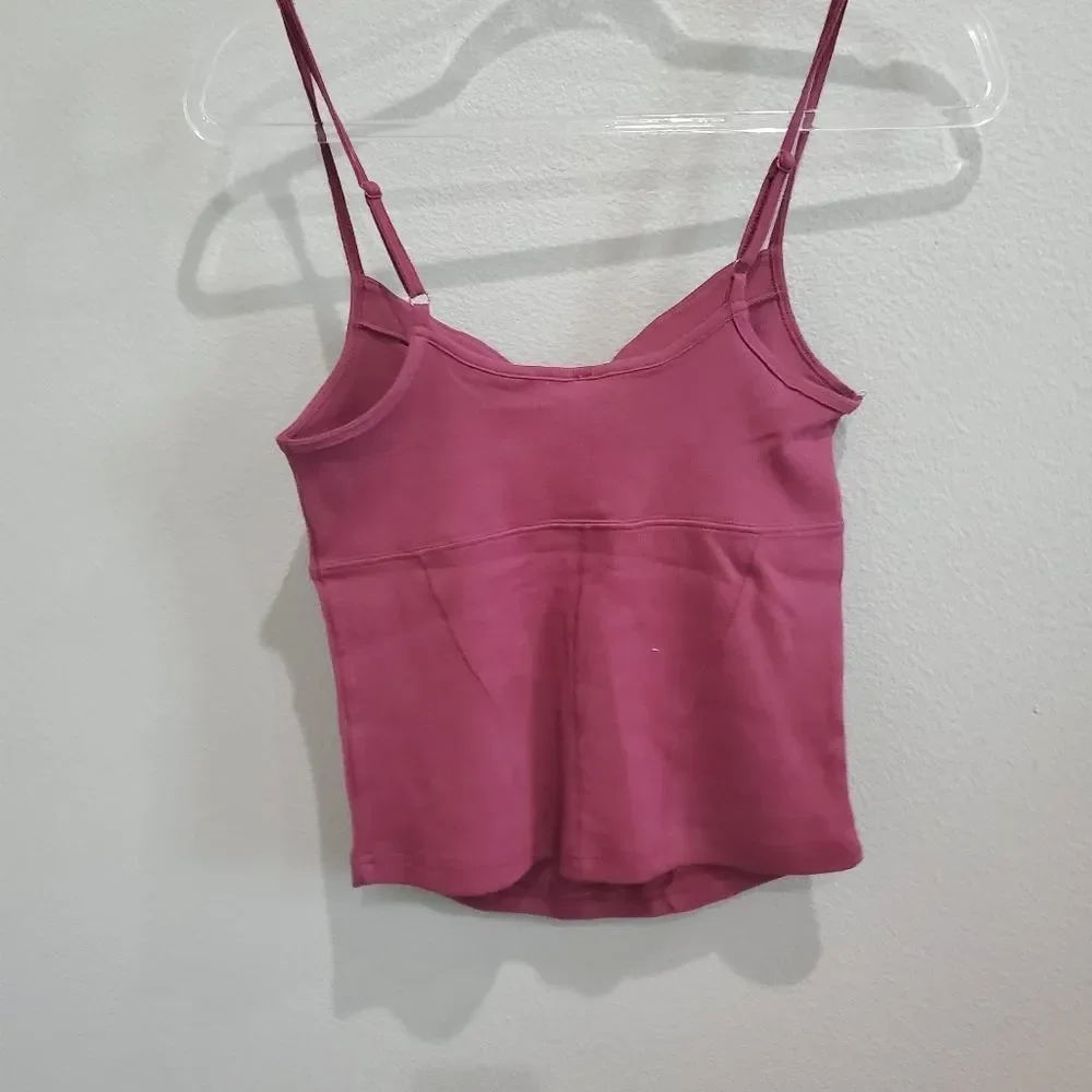 NWT Free People raspberry or black cami - Picture 4 of 6